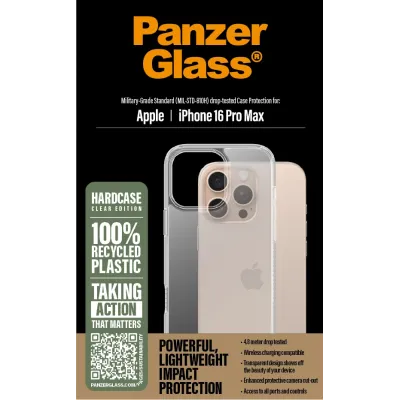 PanzerGlass - Puzdro HardCase pre iPhone 16 Pro Max, transparentná