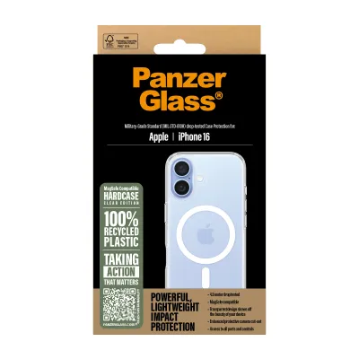 PanzerGlass - Puzdro HardCase s MagSafe pre iPhone 16, transparentná