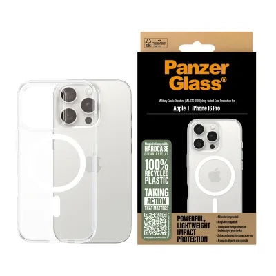 PanzerGlass - Puzdro HardCase s MagSafe pre iPhone 16 Pro, transparentná