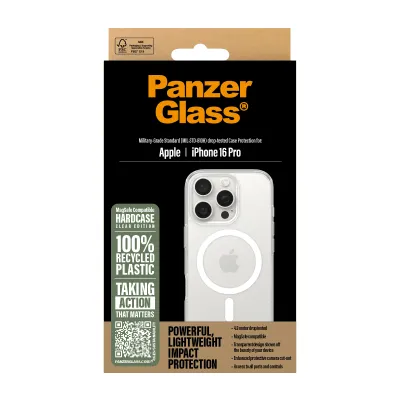 PanzerGlass - Puzdro HardCase s MagSafe pre iPhone 16 Pro, transparentná