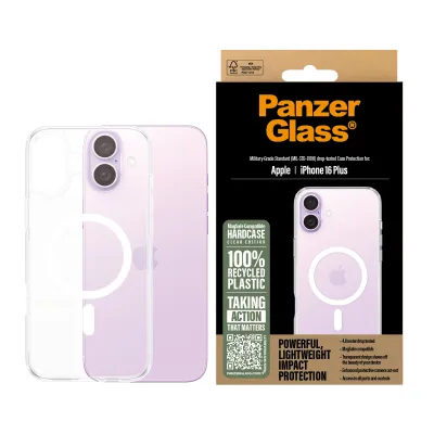 PanzerGlass - Puzdro HardCase s MagSafe pre iPhone 16 Plus, transparentná