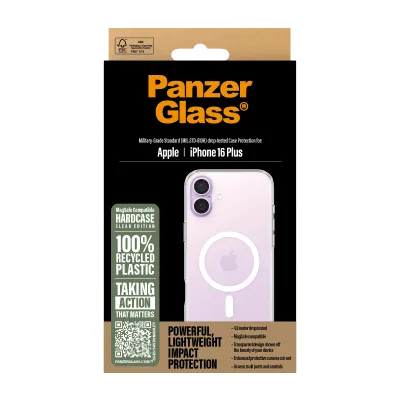 PanzerGlass - Puzdro HardCase s MagSafe pre iPhone 16 Plus, transparentná