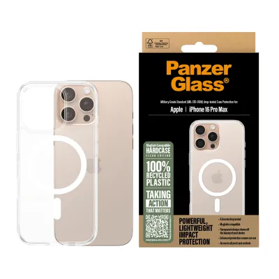PanzerGlass - Puzdro HardCase s MagSafe pre iPhone 16 Pro Max, transparentná