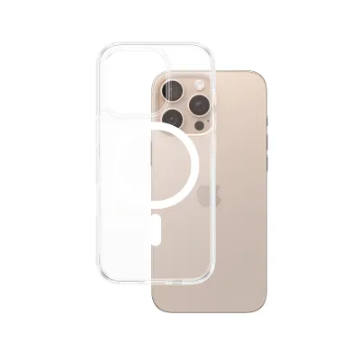 PanzerGlass - Puzdro HardCase s MagSafe pre iPhone 16 Pro Max, transparentná