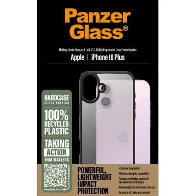 PanzerGlass - Puzdro HardCase pre iPhone 16 Plus, čierna