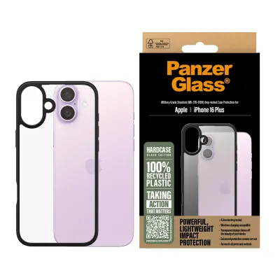 PanzerGlass - Puzdro HardCase pre iPhone 16 Plus, čierna
