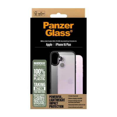PanzerGlass - Puzdro HardCase pre iPhone 16 Plus, čierna