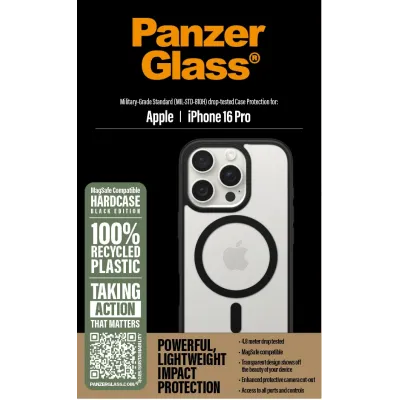 PanzerGlass - Puzdro HardCase s MagSafe pre iPhone 16 Pro, čierna