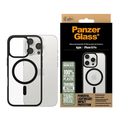 PanzerGlass - Puzdro HardCase s MagSafe pre iPhone 16 Pro, čierna