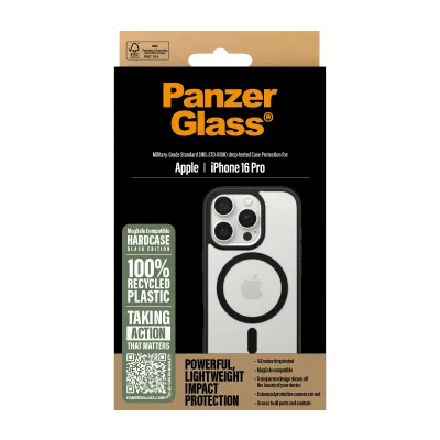 PanzerGlass - Puzdro HardCase s MagSafe pre iPhone 16 Pro, čierna
