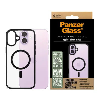 PanzerGlass - Puzdro HardCase s MagSafe pre iPhone 16 Plus, čierna