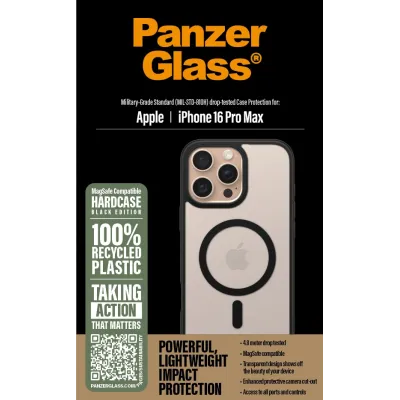 PanzerGlass - Puzdro HardCase s MagSafe pre iPhone 16 Pro Max, čierna