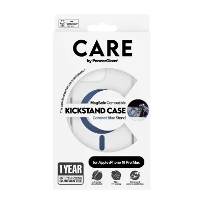 CARE - Puzdro Kickstand s MagSafe pre iPhone 16 Pro Max, modrá