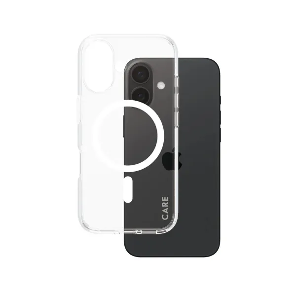 CARE - Puzdro Urban Combat s MagSafe pre iPhone 16, biela