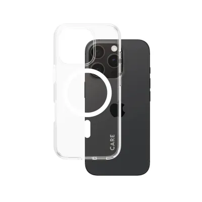CARE - Puzdro Urban Combat s MagSafe pre iPhone 16 Pro, biela