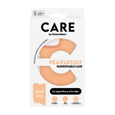 CARE - Puzdro Fearlessly pre iPhone 16 Pro Max, peachy