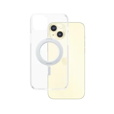 CARE - Puzdro Kickstand s MagSafe pre iPhone 15 Pro Max, strieborná