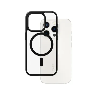 CARE - Puzdro Urban Combat s MagSafe pre iPhone 15 Pro, čierna
