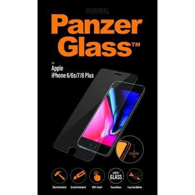 PanzerGlass - Tvrdené sklo pre iPhone 8/7/6S/6 Plus, číra
