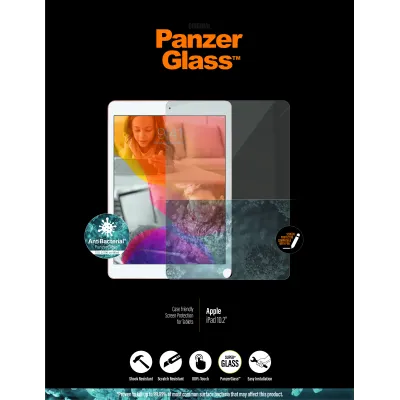 PanzerGlass - Tvrdené sklo Case Friendly AB pre iPad 10,2'', číra