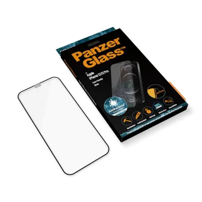 PanzerGlass - Tvrdené sklo Case Friendly AB pre iPhone 12/12 Pro, čierna