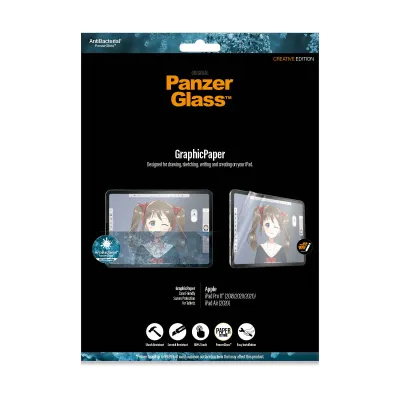 PanzerGlass - GraphicPaper Case Friendly AB pre iPad Pro 11''/Air 10,9'', číra