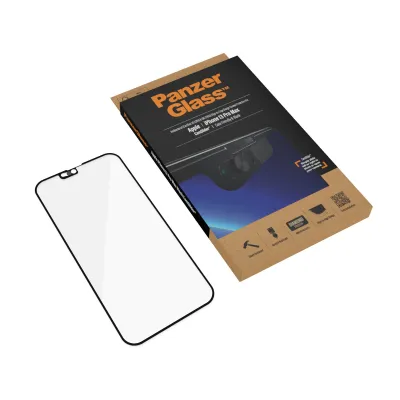 PanzerGlass - Tvrdené sklo Case Friendly CamSlider AB pre iPhone 13 Pro Max, čierna
