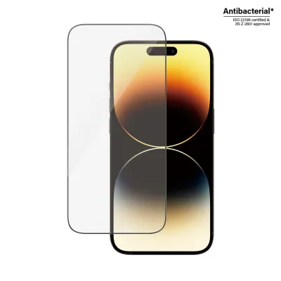 PanzerGlass - Tvrdené sklo UWF AB pre iPhone 14 Pro, čierna