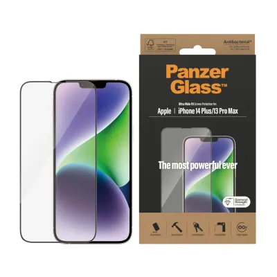 PanzerGlass - Tvrdené sklo UWF AB pre iPhone 14 Plus/13 Pro Max, čierna