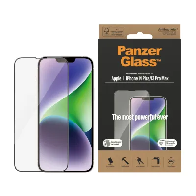 PanzerGlass - Tvrdené sklo UWF AB s aplikátorom pre iPhone 14 Plus/13 Pro Max, čierna