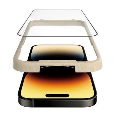 PanzerGlass - Tvrdené sklo UWF Anti-Reflective AB s aplikátorom pre iPhone 14 Pro, čierna