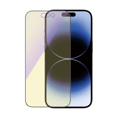 PanzerGlass - Tvrdené sklo UWF Anti-Bluelight AB s aplikátorom pre iPhone 14 Pro, čierna