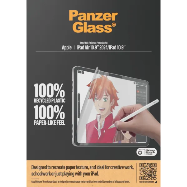 PanzerGlass - GraphicPaper UWF pre iPad 10,9"/iPad Air 11'', číra