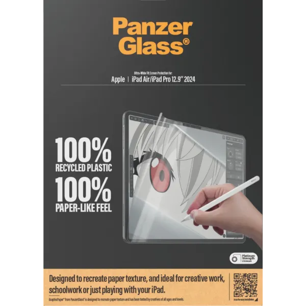 PanzerGlass - GraphicPaper UWF pre iPad Air 13"/Pro 13", číra