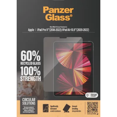 PanzerGlass - Tvrdené sklo UWF pre iPad Pro 11"/Air 10,9'', číra