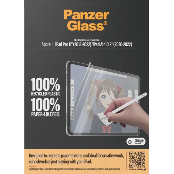 PanzerGlass - GraphicPaper UWF pre iPad Pro 11"/Air 10,9'', číra