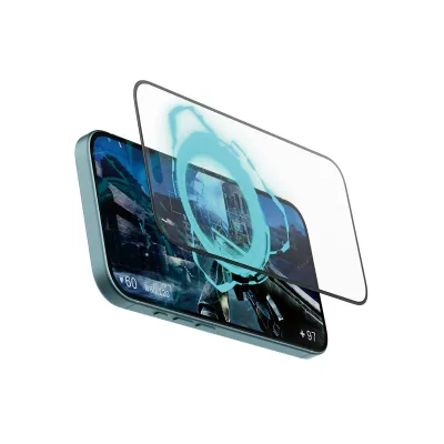 PanzerGlass - Tvrdené sklo UWF Gaming s aplikátorom pre iPhone 16/15, čierna