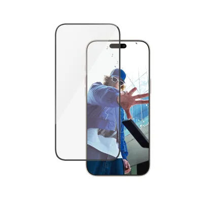 PanzerGlass - Tvrdené sklo UWF s aplikátorom pre iPhone 16 Pro Max, čierna