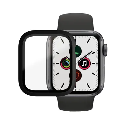 PanzerGlass - Tvrdené sklo Full Body AB pre Apple Watch SE/6/5/4 40 mm, čierna
