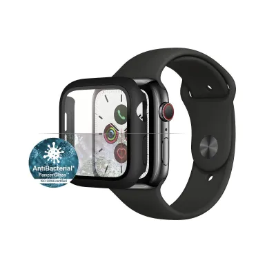 PanzerGlass - Tvrdené sklo Full Body AB pre Apple Watch SE/6/5/4 40 mm, čierna