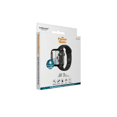 PanzerGlass - Tvrdené sklo Full Body AB pre Apple Watch SE/6/5/4 40 mm, čierna