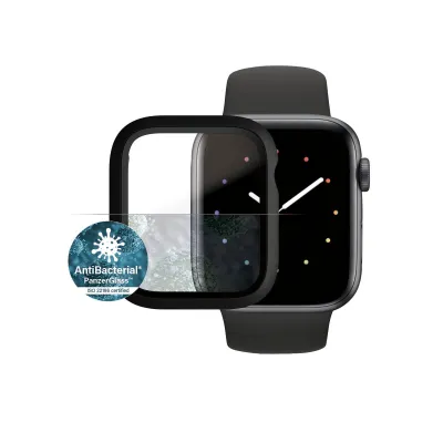 PanzerGlass - Tvrdené sklo Full Body AB pre Apple Watch SE/6/5/4 44 mm, čierna