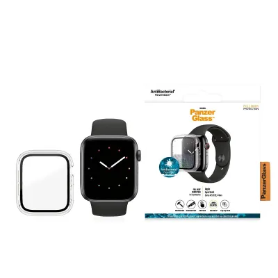 PanzerGlass - Tvrdené sklo Full Body AB pre Apple Watch SE/6/5/4 44 mm, číra