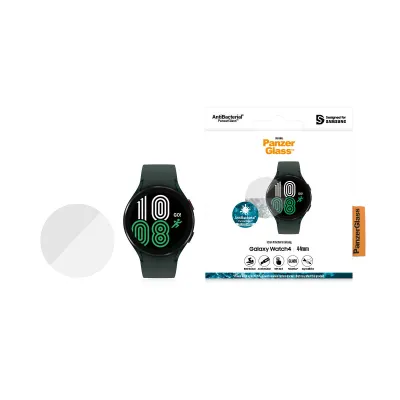 PanzerGlass - Tvrdené sklo Flat Glass AB pre Samsung Galaxy Watch4 44 mm, číra