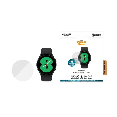 PanzerGlass - Tvrdené sklo Flat Glass AB pre Samsung Galaxy Watch 4 40 mm, číra