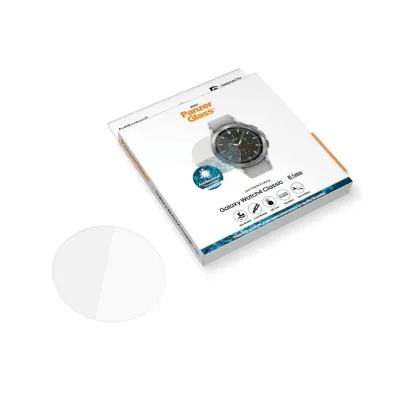 PanzerGlass - Tvrdené sklo Flat Glass AB pre Samsung Galaxy Watch 4 Classic 42 mm, číra