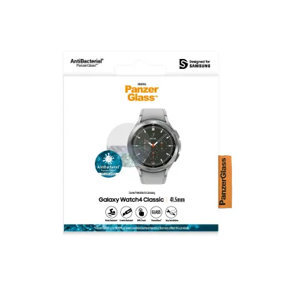 PanzerGlass - Tvrdené sklo Flat Glass AB pre Samsung Galaxy Watch 4 Classic 42 mm, číra