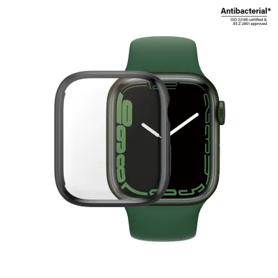 PanzerGlass - Tvrdené sklo Full Body AB pre Apple Watch 8/7 41 mm, čierna