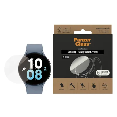 PanzerGlass - Tvrdené sklo Flat Glass AB pre Samsung Galaxy Watch 5 44 mm, číra