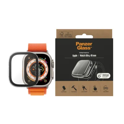 PanzerGlass - Tvrdené sklo Full Body AB pre Apple Watch Ultra 49 mm, číra